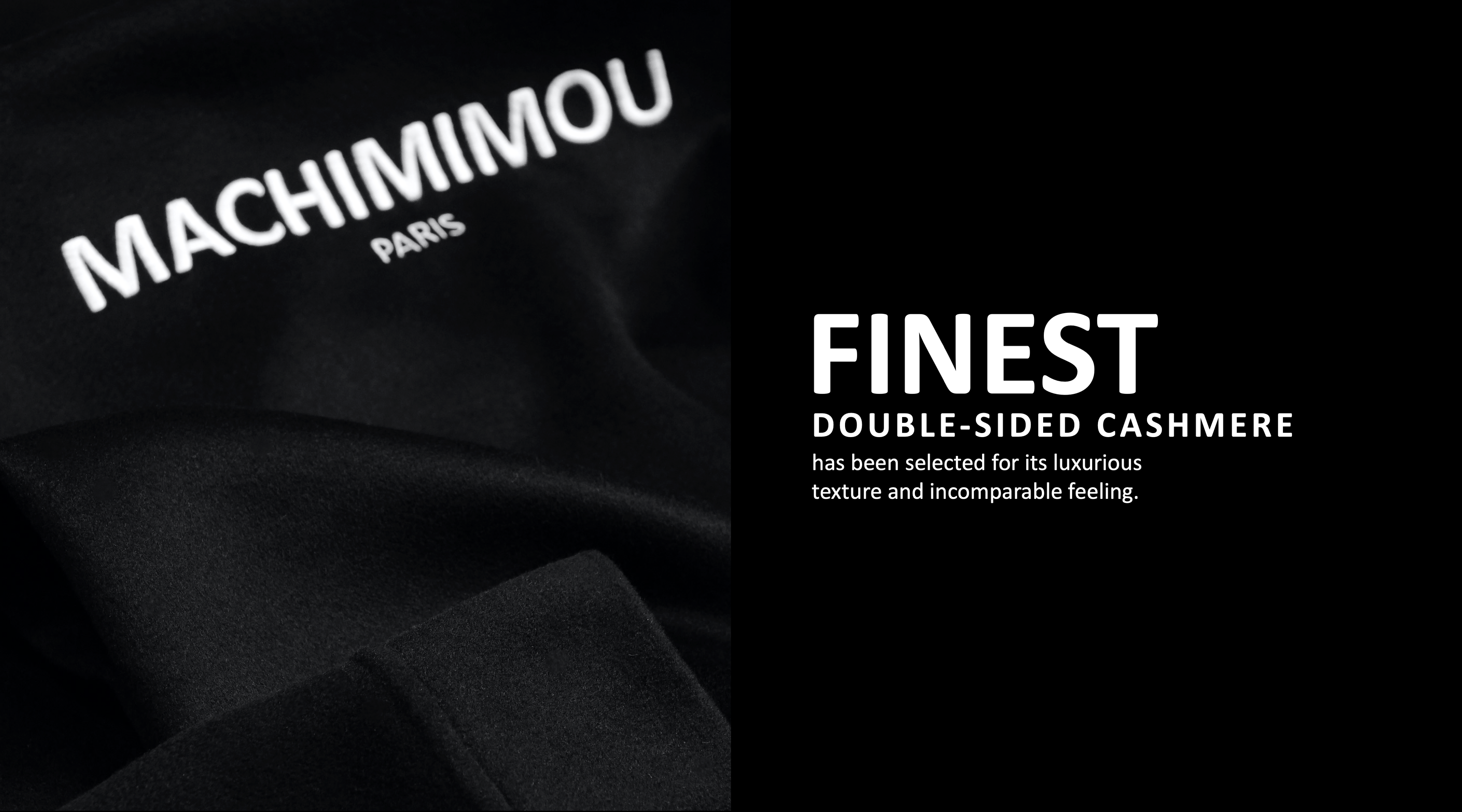 MACHIMIMOU PARIS - Finest Double-Sided Cashmere