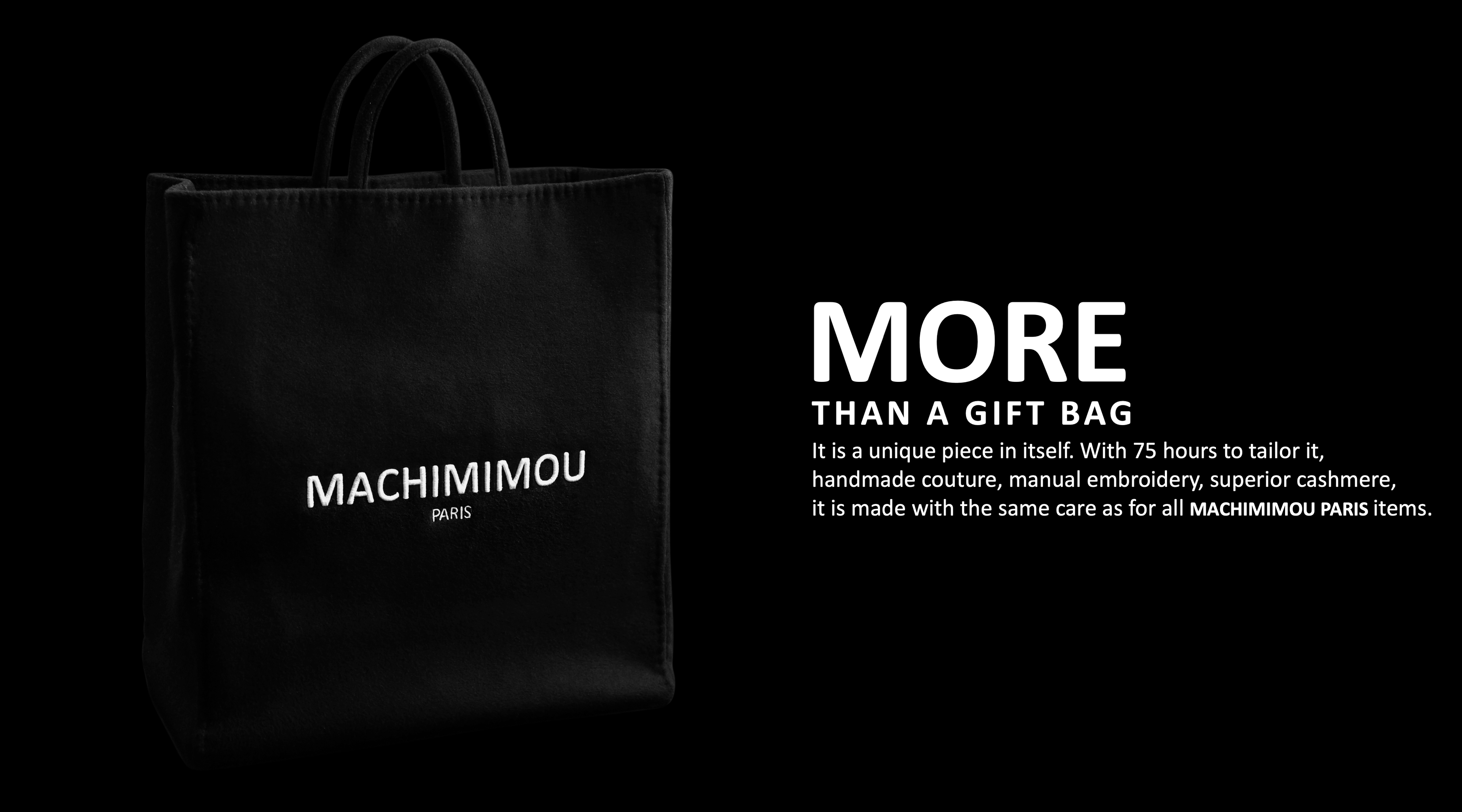 MACHIMIMOU PARIS - Handmade Cashmere Gift Bag