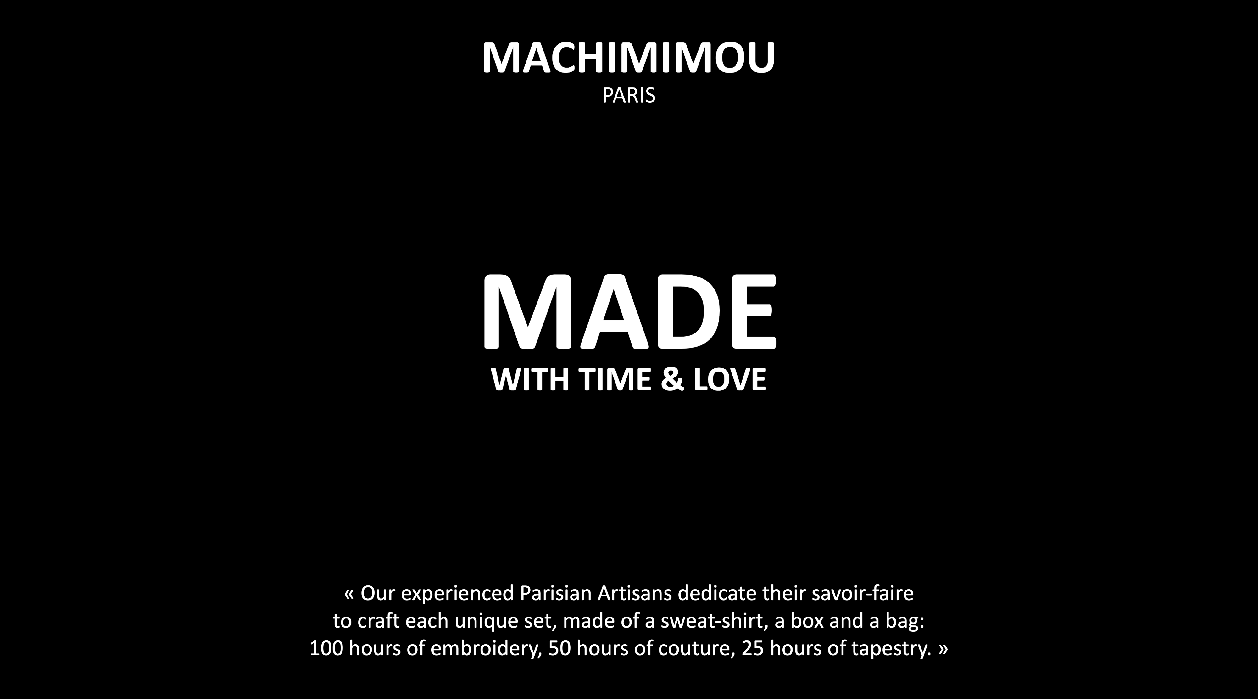 MACHIMIMOU PARIS - Made with Time and Love
